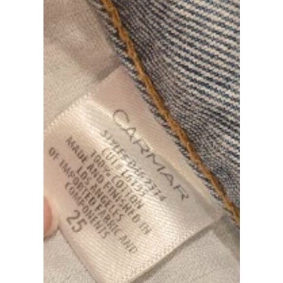 Carmar Los Angeles Reworked Denim Shorts in Light Wash – Size 25 - Picture 4 of 6